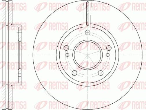 Kawe 6937 10 - Гальмівний диск autocars.com.ua