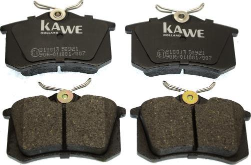 Kawe 810013 - Тормозные колодки, дисковые, комплект autodnr.net