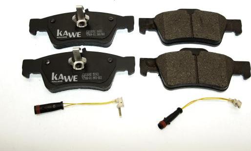 Kawe 810082 - Тормозные колодки, дисковые, комплект autodnr.net