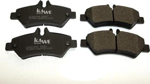 Kawe 810096 - Тормозные колодки, дисковые, комплект autodnr.net