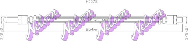 Kawe H0078 - Тормозной шланг autodnr.net