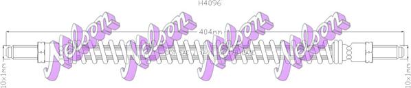 Kawe H4096 - Гальмівний шланг autocars.com.ua