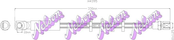 Kawe H4395 - Тормозной шланг autodnr.net