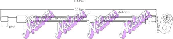 Kawe H4494 - Гальмівний шланг autocars.com.ua