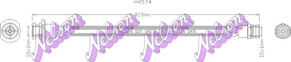 Kawe H4574 - Гальмівний шланг autocars.com.ua