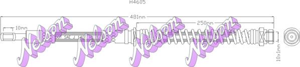 Kawe H4605 - Тормозной шланг autodnr.net