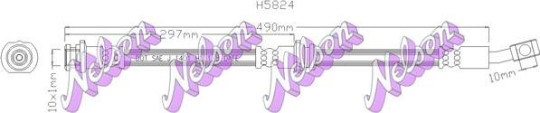 Kawe H5824 - Гальмівний шланг autocars.com.ua