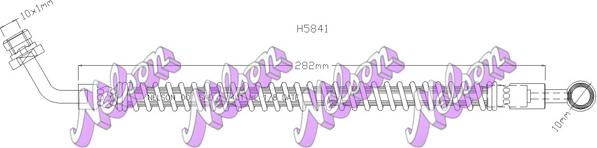 Kawe H5841 - Гальмівний шланг autocars.com.ua
