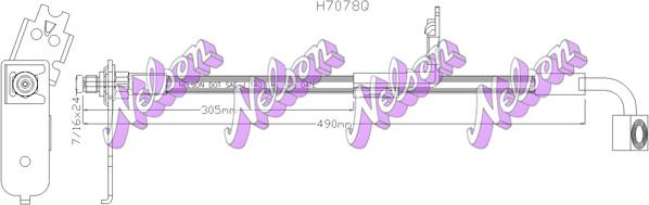 Kawe H7078Q - Гальмівний шланг autocars.com.ua