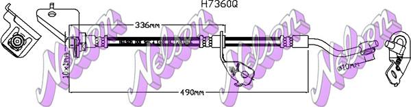 Kawe H7360Q - Гальмівний шланг autocars.com.ua