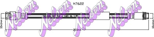 Kawe H7622 - Тормозной шланг autodnr.net