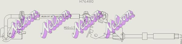 Kawe H7648Q - Гальмівний шланг autocars.com.ua