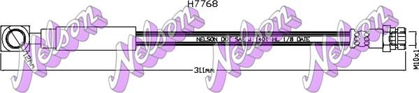 Kawe H7768 - Тормозной шланг autodnr.net