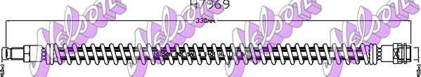 Kawe H7969 - Тормозной шланг autodnr.net