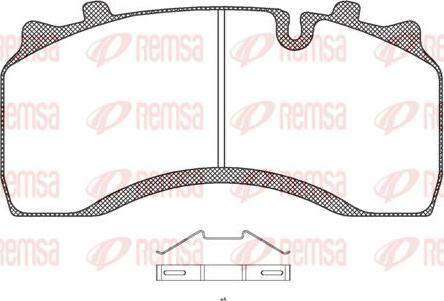 DT Spare Parts 4057795689626 - Гальмівні колодки, дискові гальма autocars.com.ua