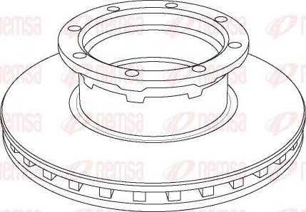 Knorr Bremse II 304 190 061 - Гальмівний диск autocars.com.ua