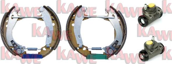 Kawe OEK188 - Комплект гальм, барабанний механізм autocars.com.ua