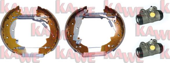 Kawe OEK266 - Комплект гальм, барабанний механізм autocars.com.ua