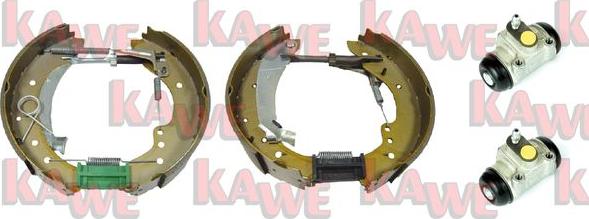 Kawe OEK348 - Комплект гальм, барабанний механізм autocars.com.ua