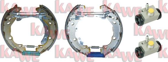 Kawe OEK548 - Комплект тормозных колодок, барабанные autodnr.net