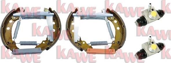 Kawe OEK562 - Комплект тормозных колодок, барабанные autodnr.net