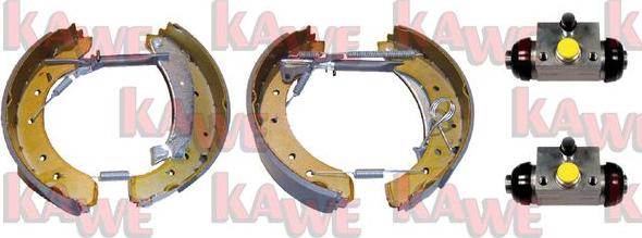Kawe OEK684 - Комплект гальм, барабанний механізм autocars.com.ua