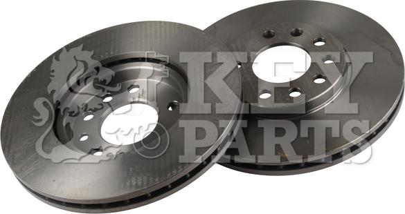 Key Parts KBD4074 - Гальмівний диск autocars.com.ua