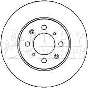 Key Parts KBD4082 - Гальмівний диск autocars.com.ua