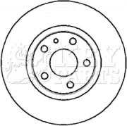 Key Parts KBD4307 - Гальмівний диск autocars.com.ua