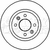 Key Parts KBD4317 - Гальмівний диск autocars.com.ua