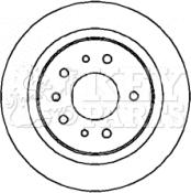 Key Parts KBD4319 - Гальмівний диск autocars.com.ua