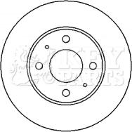 Key Parts KBD4336 - Гальмівний диск autocars.com.ua