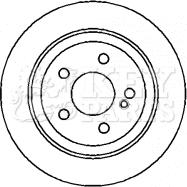 Key Parts KBD4354 - Гальмівний диск autocars.com.ua