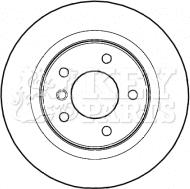 Key Parts KBD4466 - Гальмівний диск autocars.com.ua