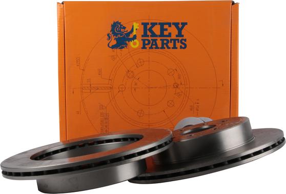 Key Parts KBD4512 - Гальмівний диск autocars.com.ua