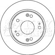 Key Parts KBD4520 - Гальмівний диск autocars.com.ua