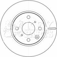 Key Parts KBD4534 - Гальмівний диск autocars.com.ua