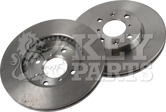 Key Parts KBD4537 - Гальмівний диск autocars.com.ua