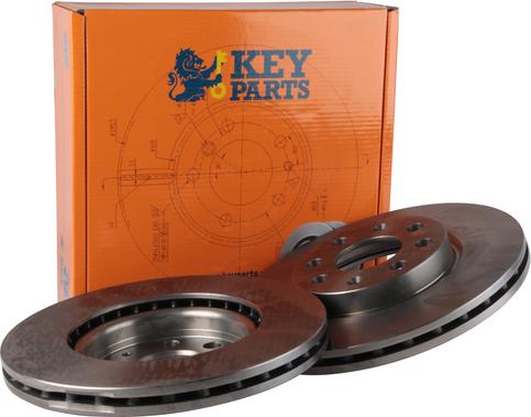 Key Parts KBD4553 - Гальмівний диск autocars.com.ua