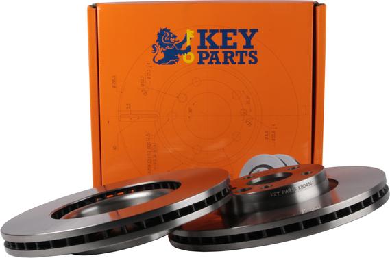 Key Parts KBD4567 - Гальмівний диск autocars.com.ua