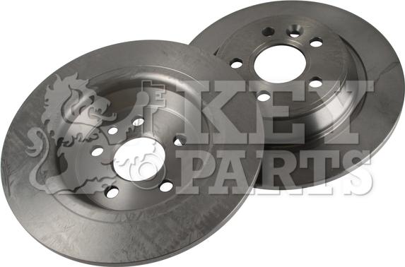 Key Parts KBD4587 - Гальмівний диск autocars.com.ua