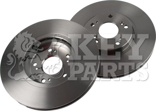 Key Parts KBD4593 - Гальмівний диск autocars.com.ua