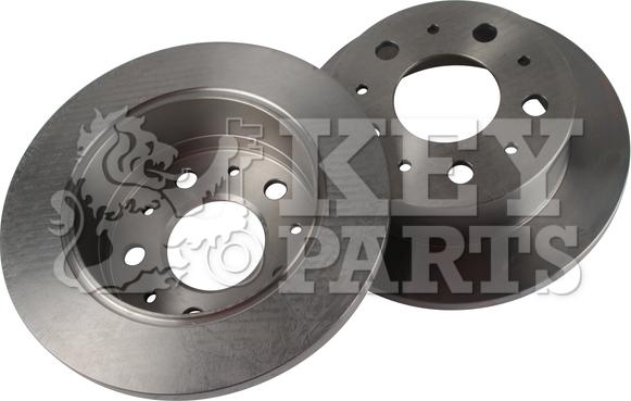 Key Parts KBD4668 - Гальмівний диск autocars.com.ua