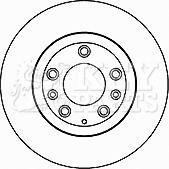 Key Parts KBD4693 - Гальмівний диск autocars.com.ua