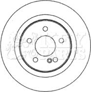 Key Parts KBD4723 - Гальмівний диск autocars.com.ua