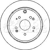 Key Parts KBD4748 - Тормозной диск autodnr.net