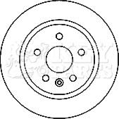 Key Parts KBD4798 - Гальмівний диск autocars.com.ua