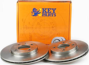 Key Parts KBD4925 - Гальмівний диск autocars.com.ua