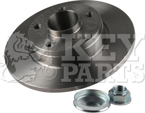 Key Parts KBD5813S - Гальмівний диск autocars.com.ua