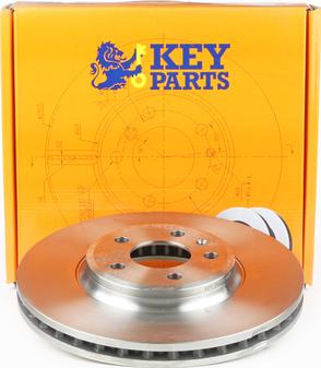 Key Parts KBD5819S - Гальмівний диск autocars.com.ua